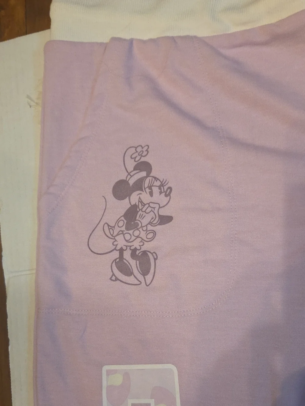 NWT Disney Parks  Minnie Mouse Lavender/Pink Leopard Pullover/Sweats Set 1X
